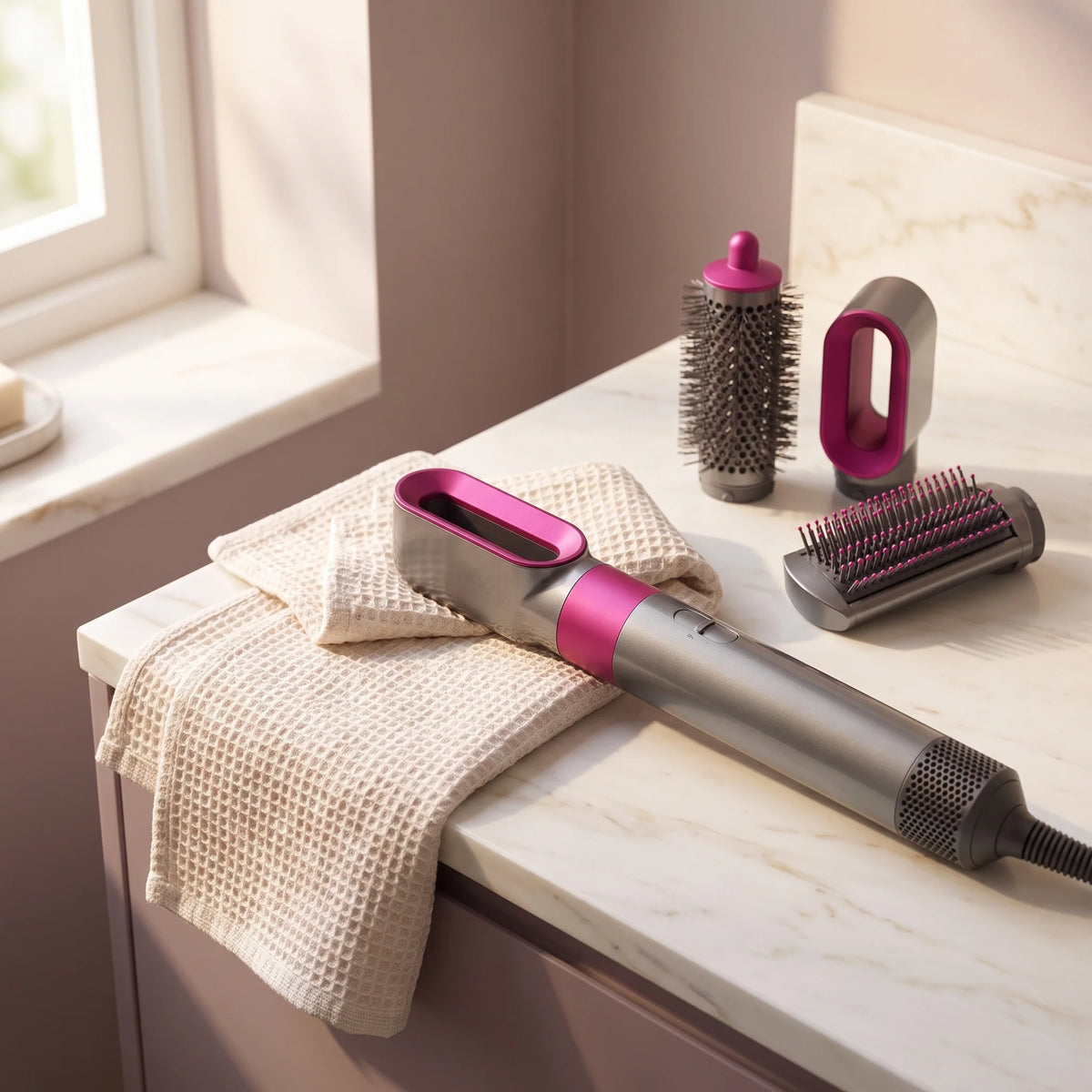 Hair Styler 5 Attachments Ionic Frizz Control
