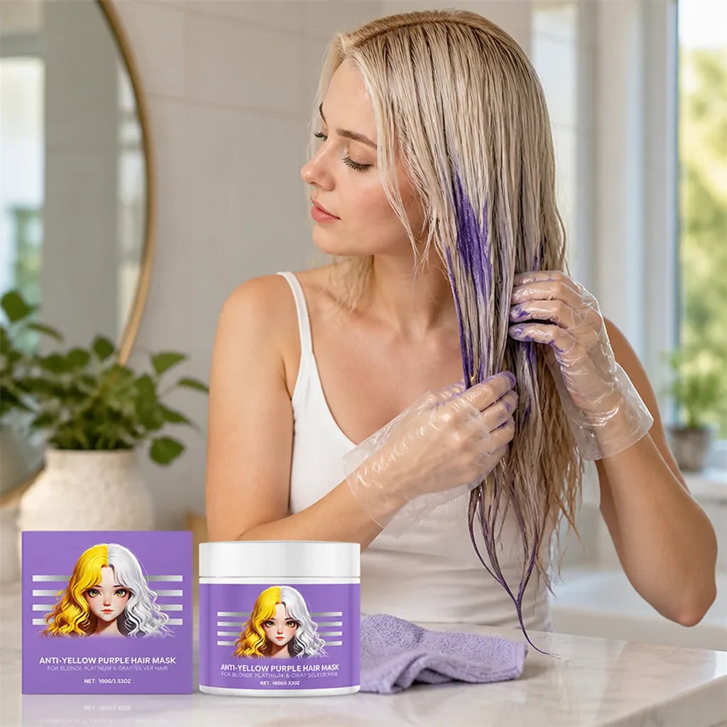 Hair Toner Neutralizes Brassiness & Restores Cool Tones