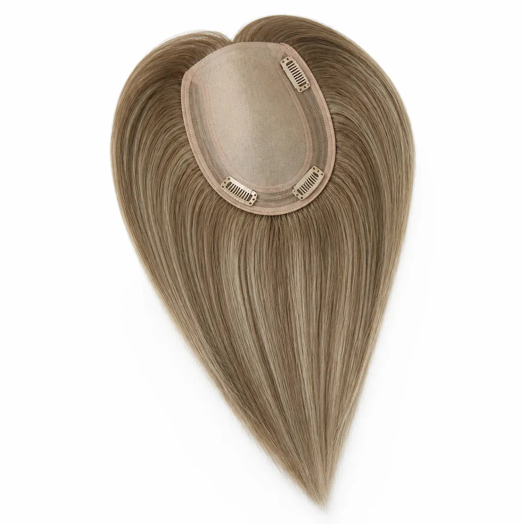 Hair Topper Natural-Looking Volume Heat-Resistant Fibers