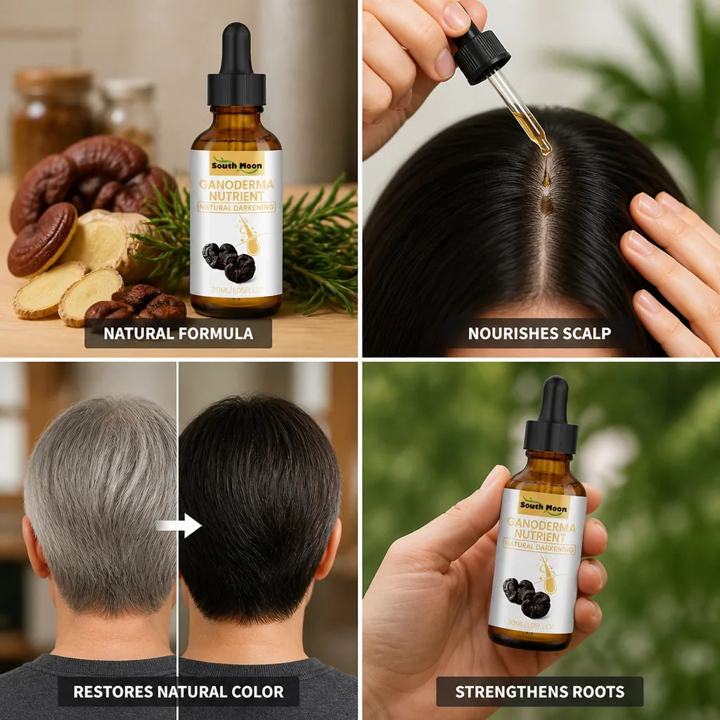 Hair Treatment Oil Restores Natural Color & Strengthens Roots