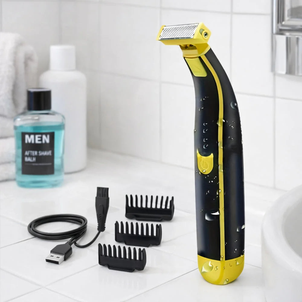 Hair Trimmer Cordless USB-C Rechargeable 4 Guide Combs
