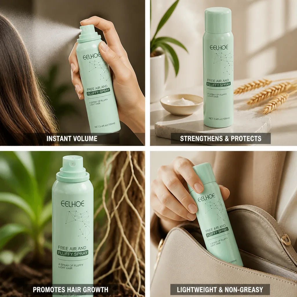 Hair Volumizing Spray Keratin-Enriched Non-Greasy Mist
