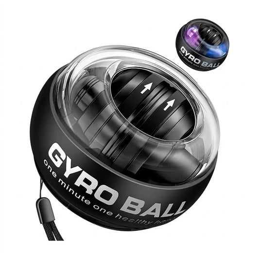 Hand Grip Trainer Ball Gyroscopic Resistance Portable LED