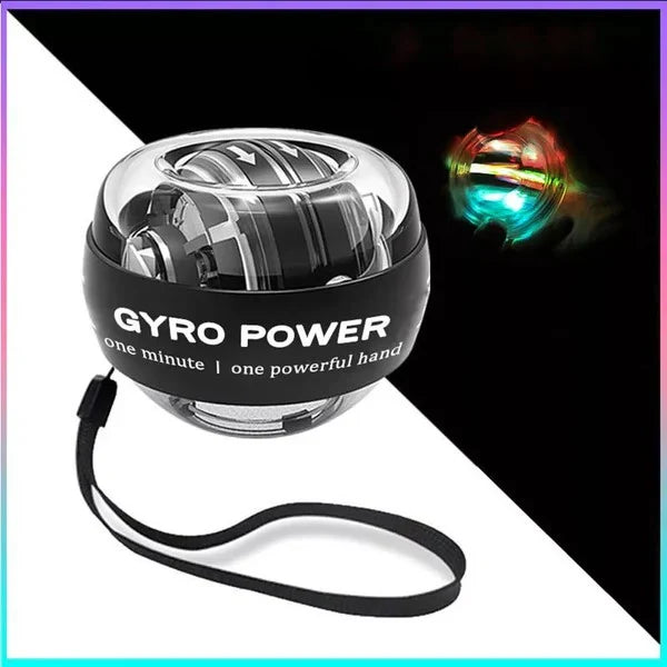 Hand Grip Trainer Ball Gyroscopic Resistance Portable LED