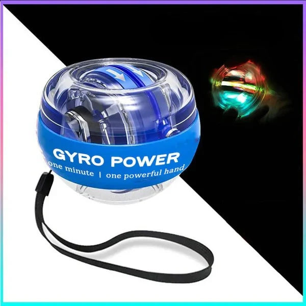 Hand Grip Trainer Ball Gyroscopic Resistance Portable LED