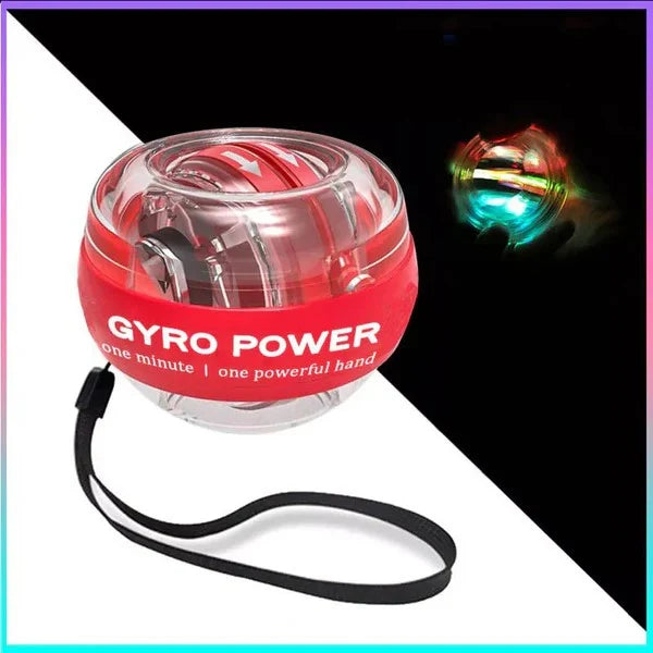 Hand Grip Trainer Ball Gyroscopic Resistance Portable LED