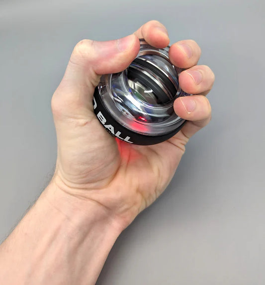 Hand Grip Trainer Ball Gyroscopic Resistance Portable LED
