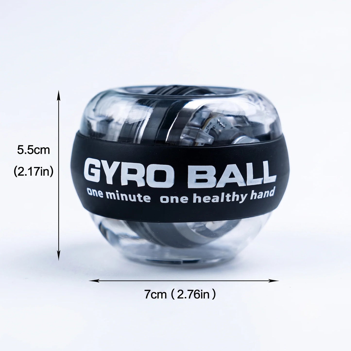 Hand Grip Trainer Ball Gyroscopic Resistance Portable LED