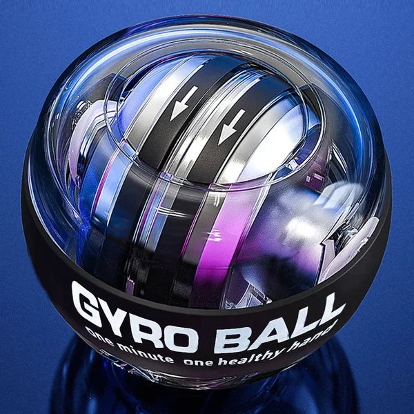 Hand Grip Trainer Ball Gyroscopic Resistance Portable LED