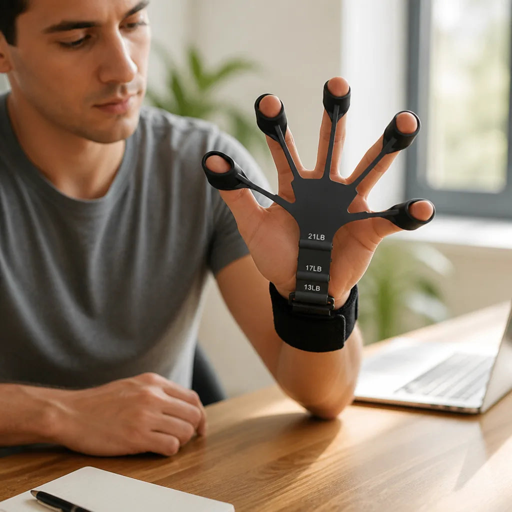 Hand Grip Trainer Silicone Adjustable Resistance