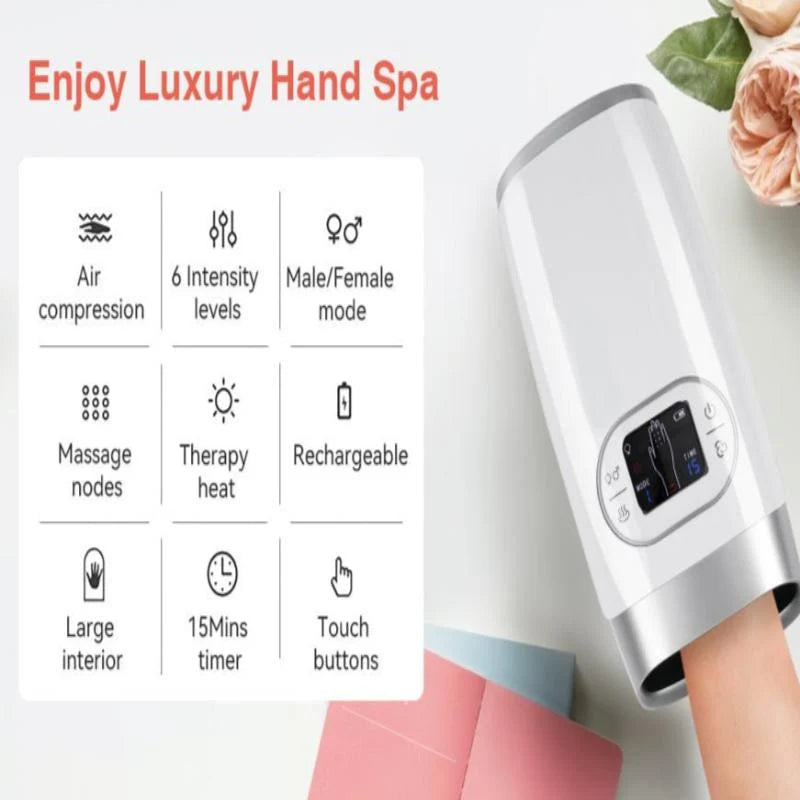 Hand Massager Air Compression Cordless USB Rechargeable