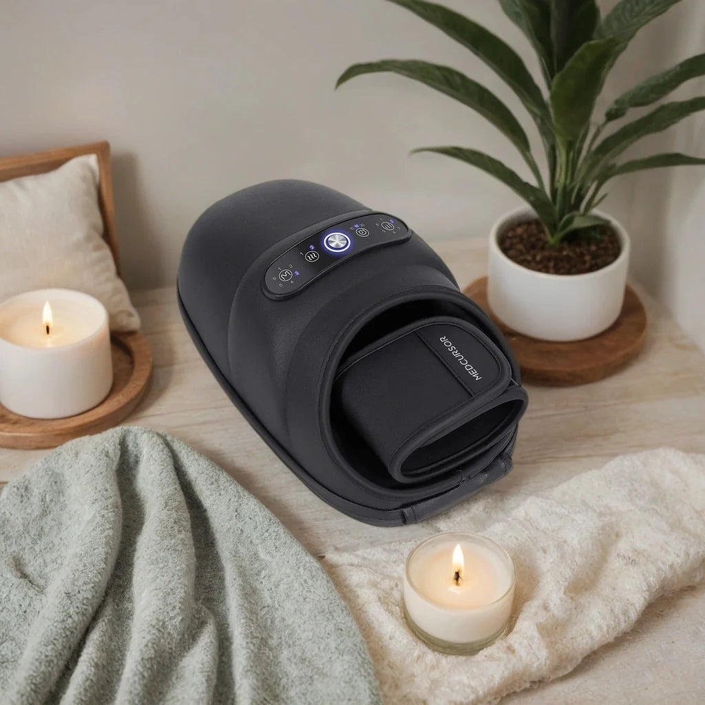 Hand Massager Cordless Rechargeable Air Compression & Heat