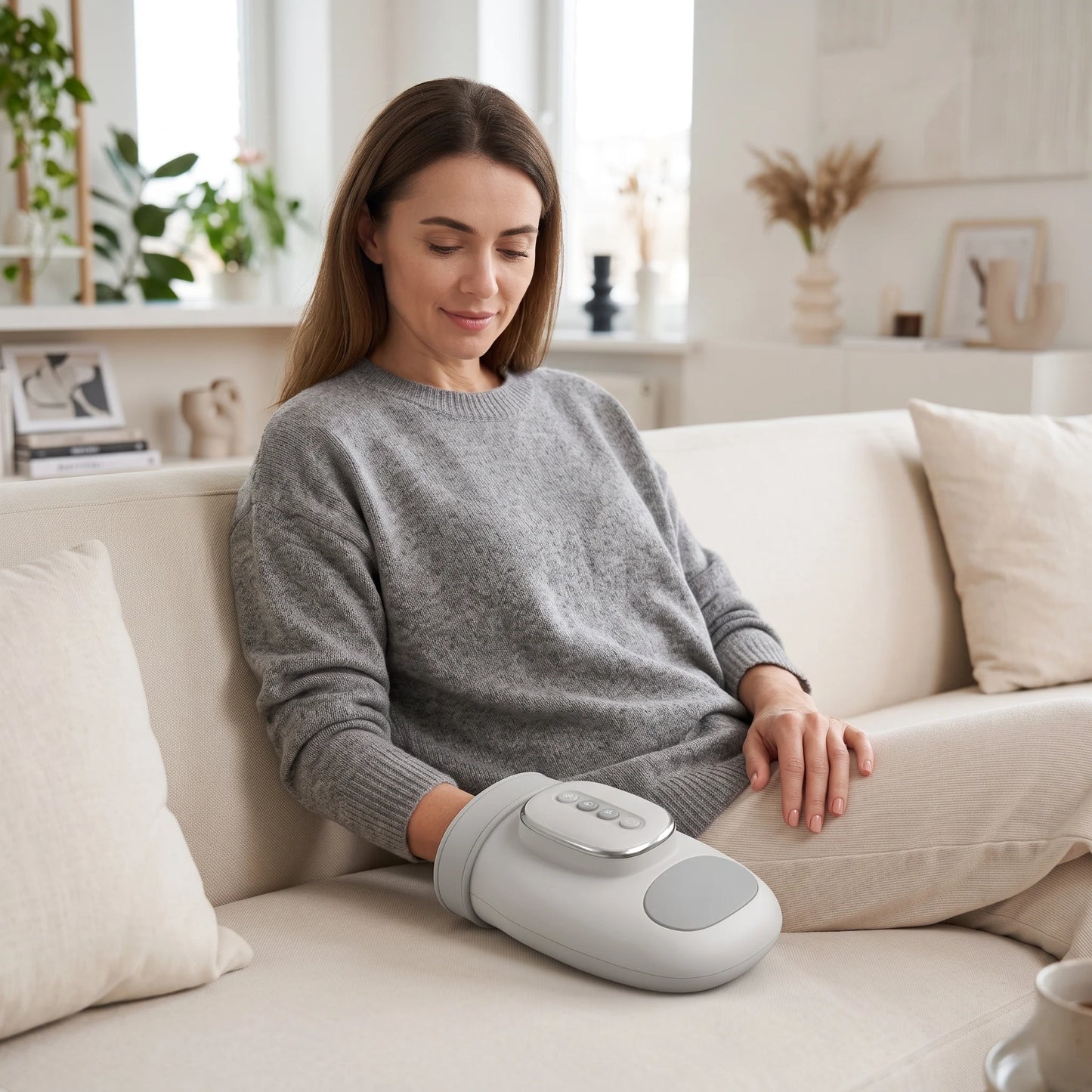 Hand Massager Heated Air Compression & Rechargeable