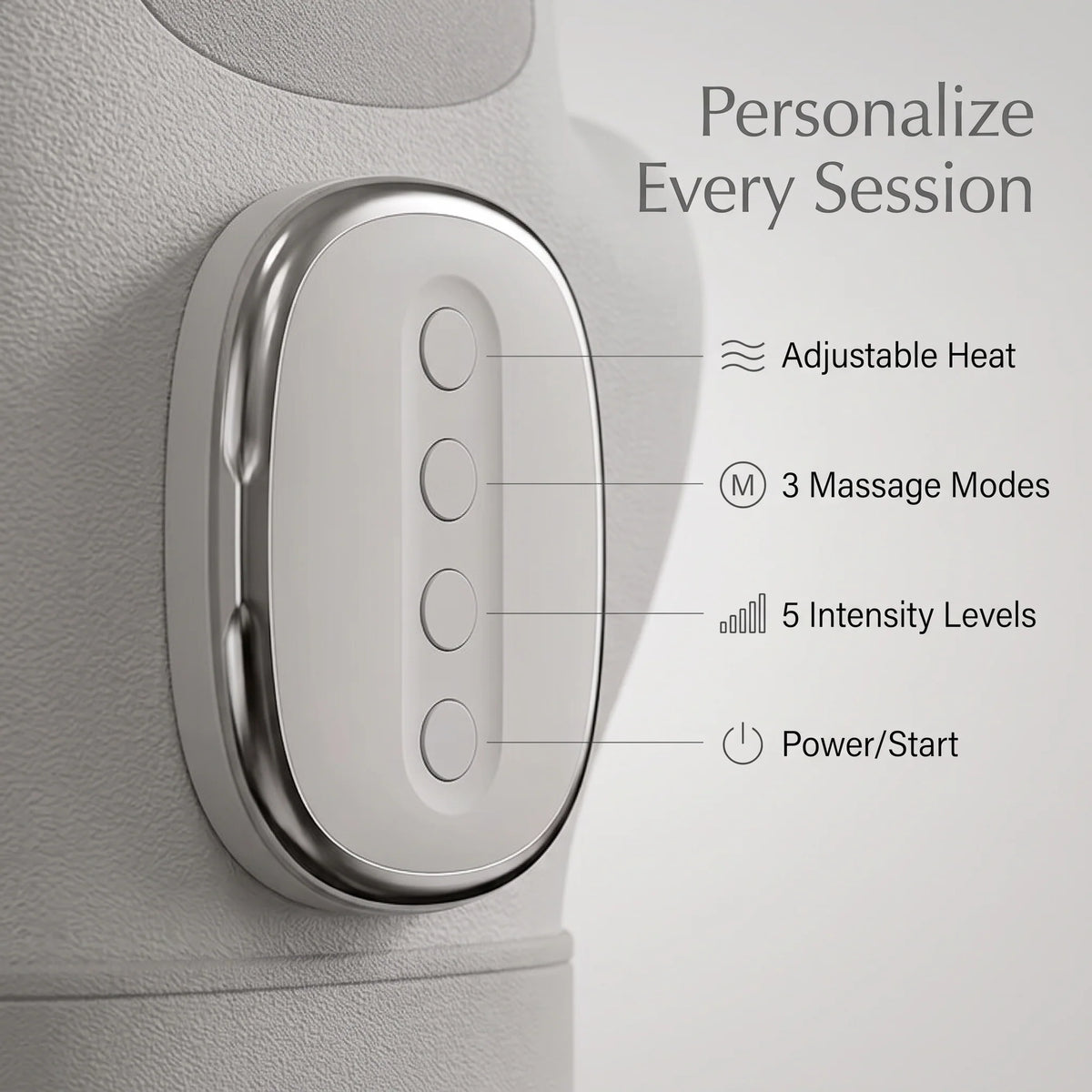 Hand Massager Heated Air Compression & Rechargeable