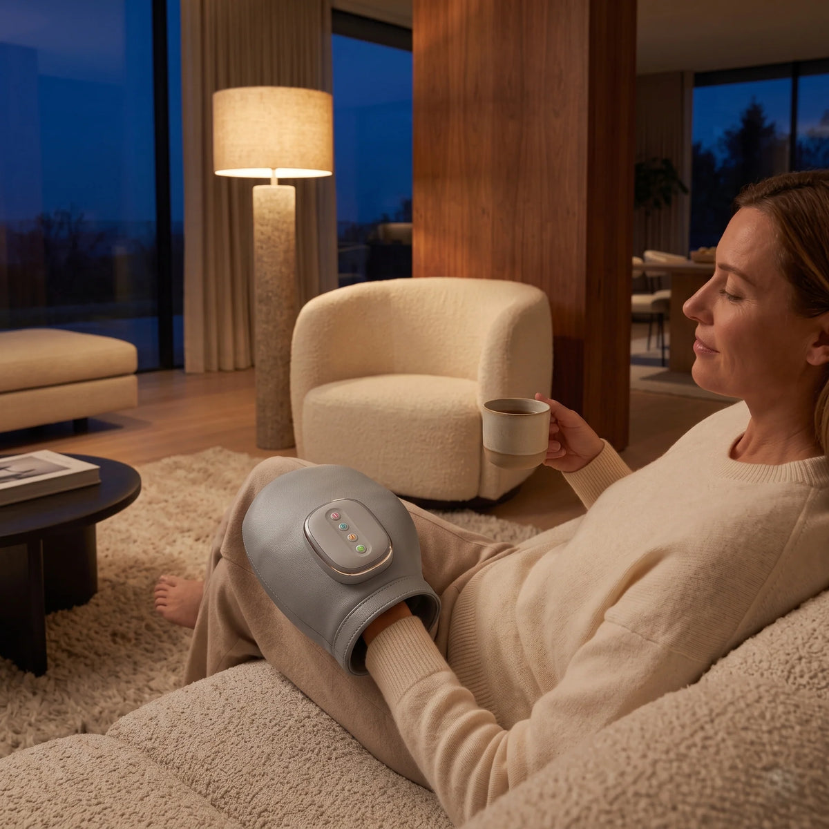 Hand Massager Heated Air Compression & Rechargeable