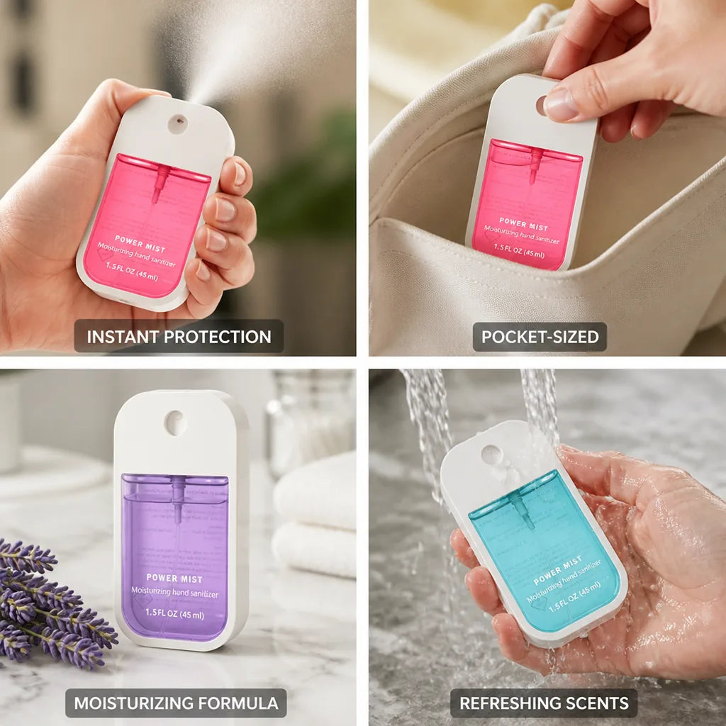 Hand Sanitizing Spray Hydrating Pocket 45ml Assorted Scents