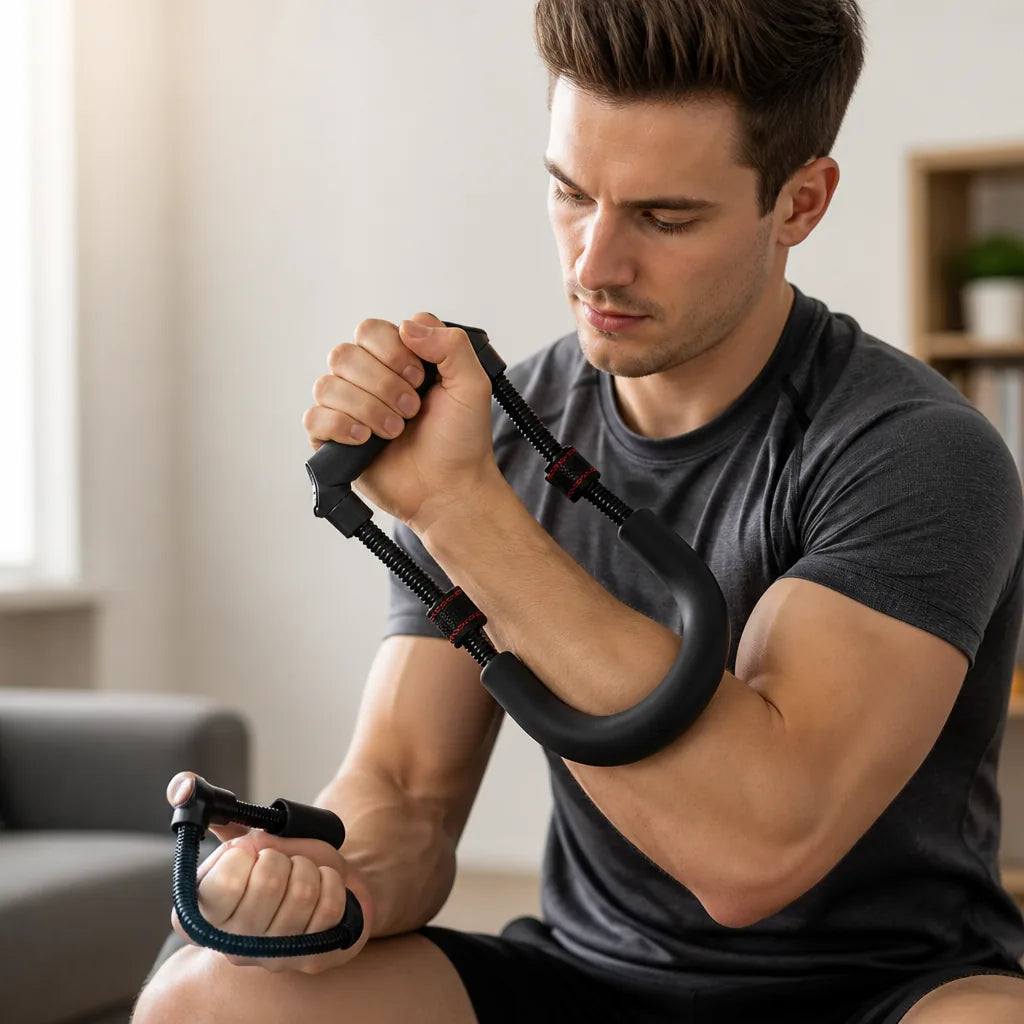 Hand & Wrist Strengthener Adjustable Resistance Ergonomic Handle