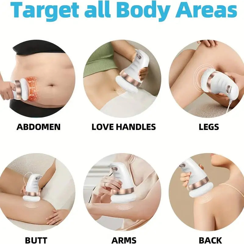 Handheld Body Massager 360° Rotating Vibration & Stepless Speed Control
