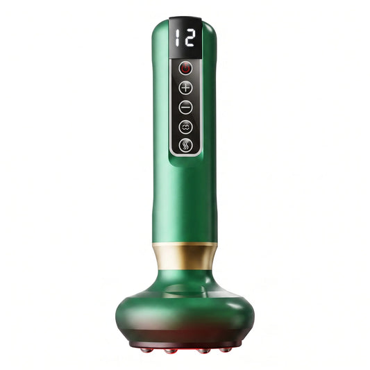 Handheld Cupping Massager Cordless Heated Rim 12 Levels