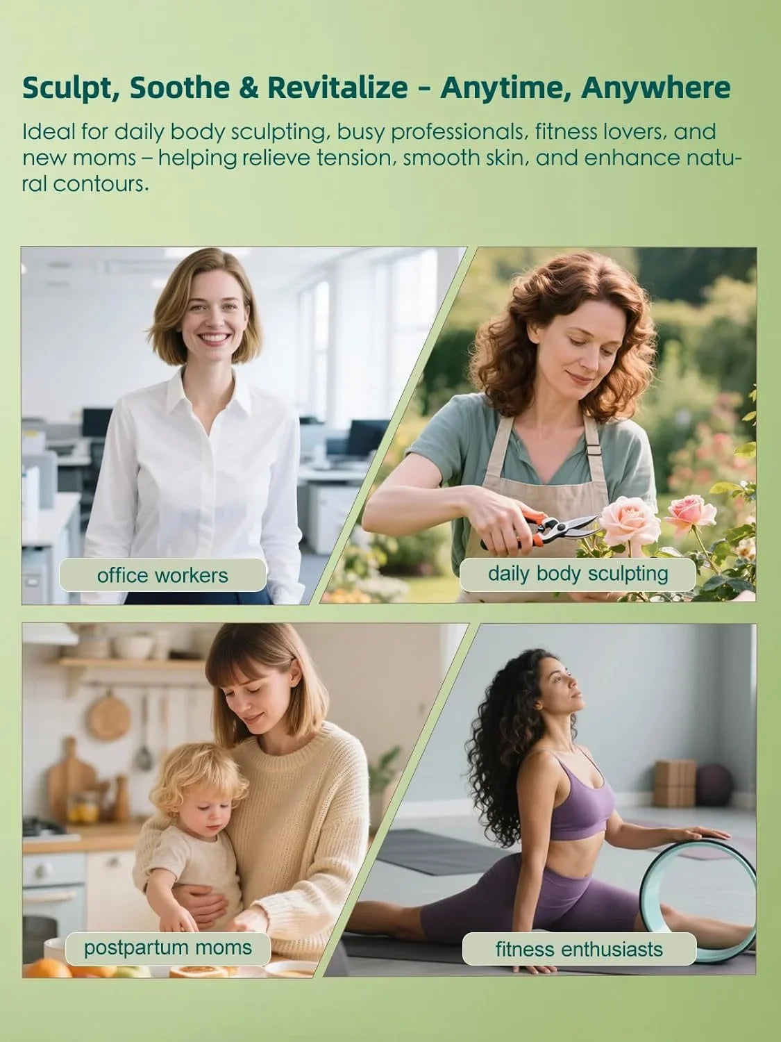 Handheld Massager Cordless Multi-Point Full-Body