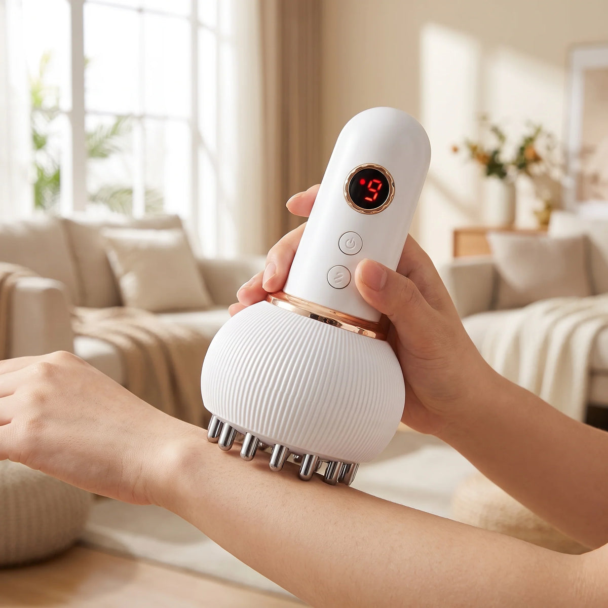 Handheld Massager Heat & Vibration Cordless
