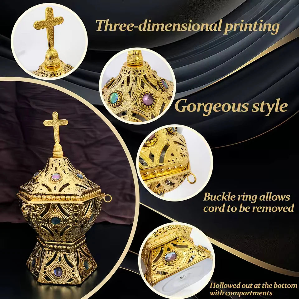 Hanging Incense Burner Clean Burning Ash Catcher
