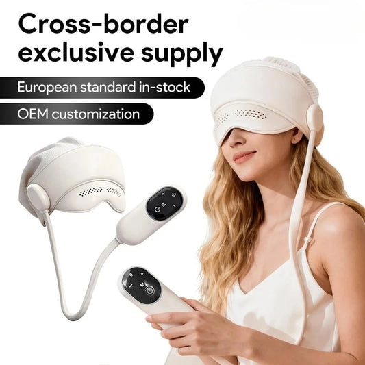 Head & Eye Massager Air Compression & Heat Cordless