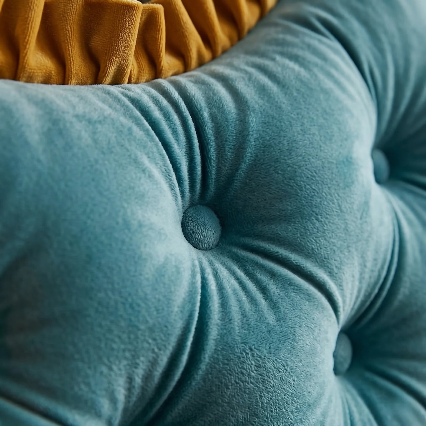Headboard Backrest Pillow Plush Tufted Support
