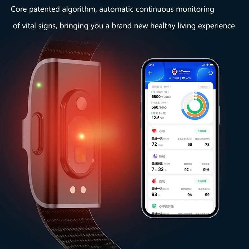 Health Tracker Watch 24/7 Heart Rate & SpO2 IP68