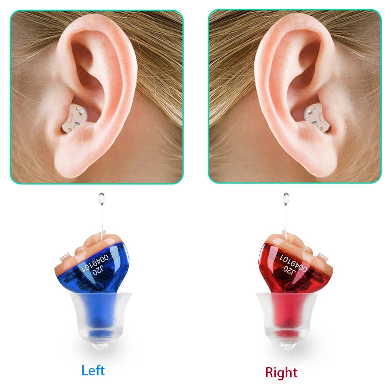 Hearing Aid Invisible In-Ear Advanced Noise Cancellation