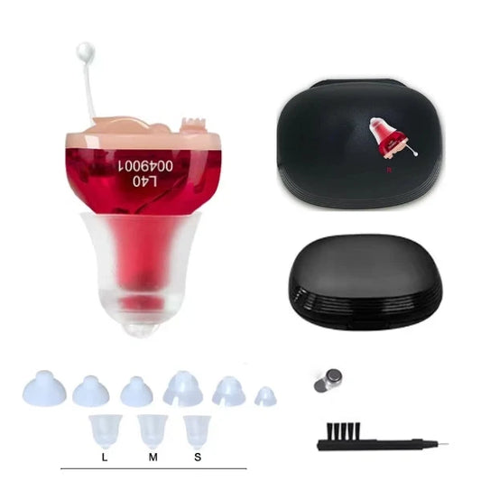 Hearing Aids Rechargeable Invisible Clear Sound