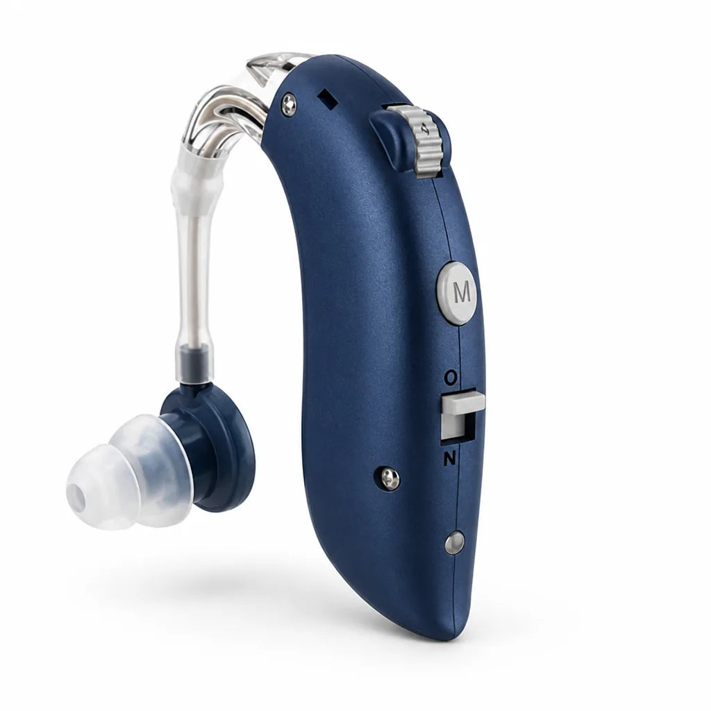 Hearing Amplifier Rechargeable Noise Reduction Discreet Behind-The-Ear