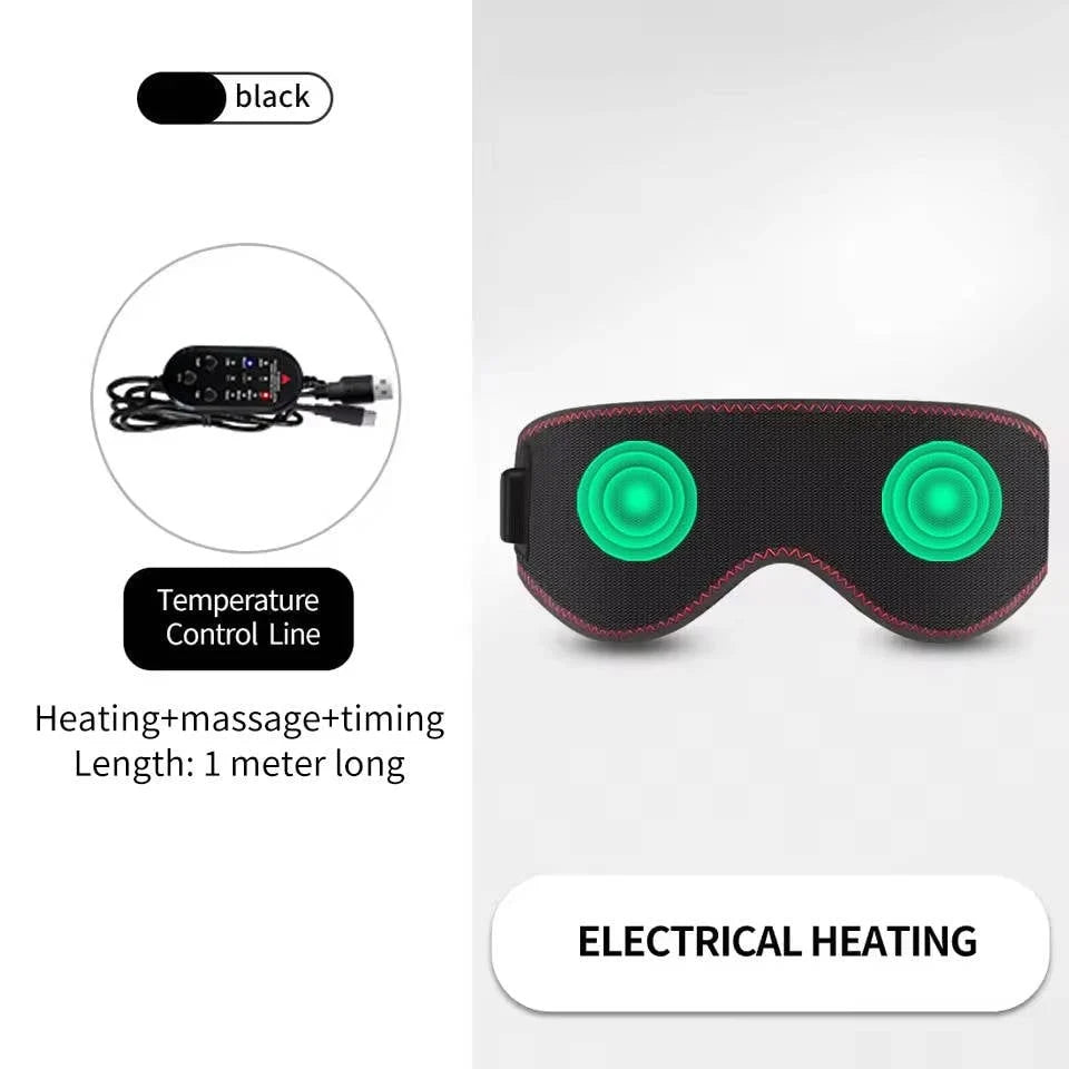 Heated Eye Mask USB Powered Adjustable Warmth