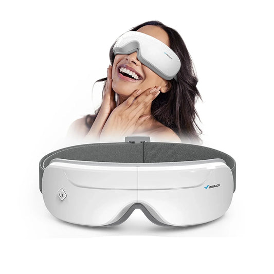 Heated Eye Massager 107.6°F Warm Compress & Vibration