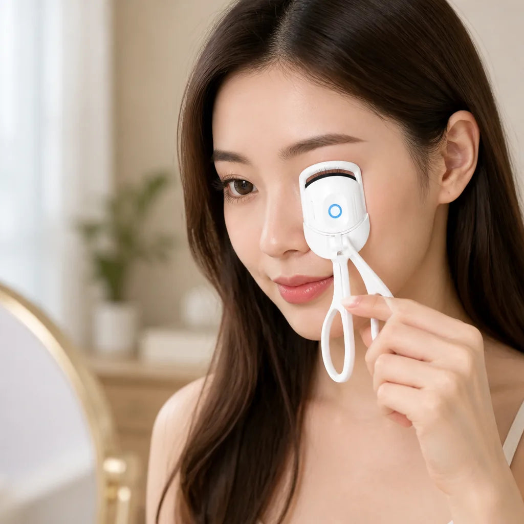 Heated Eyelash Curler USB Rechargeable Fast Heating