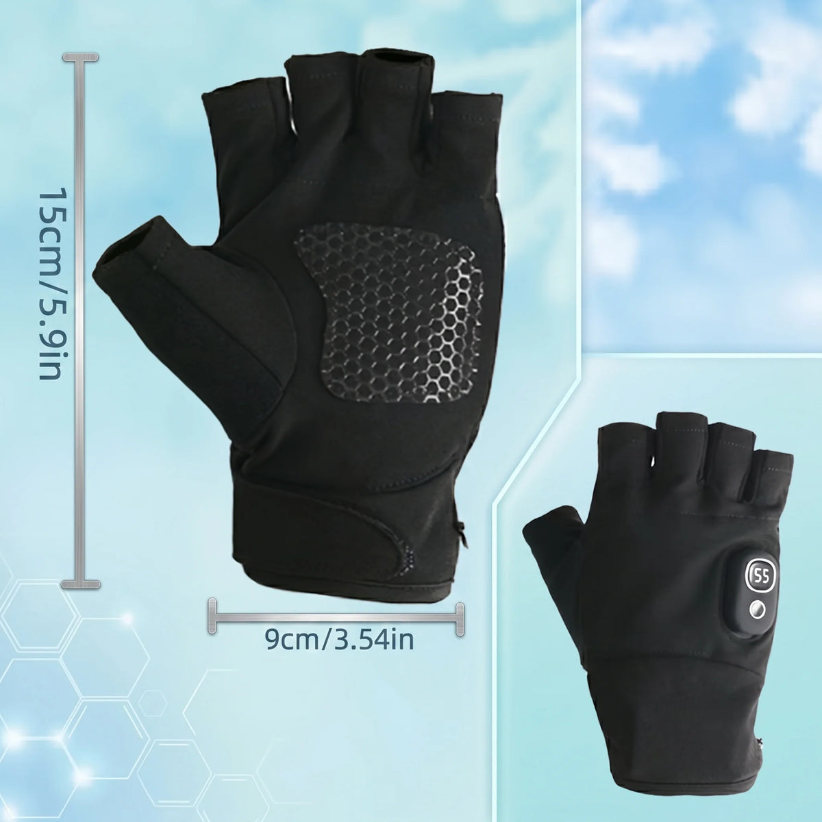 Heated Gloves Rechargeable & Adjustable Heat