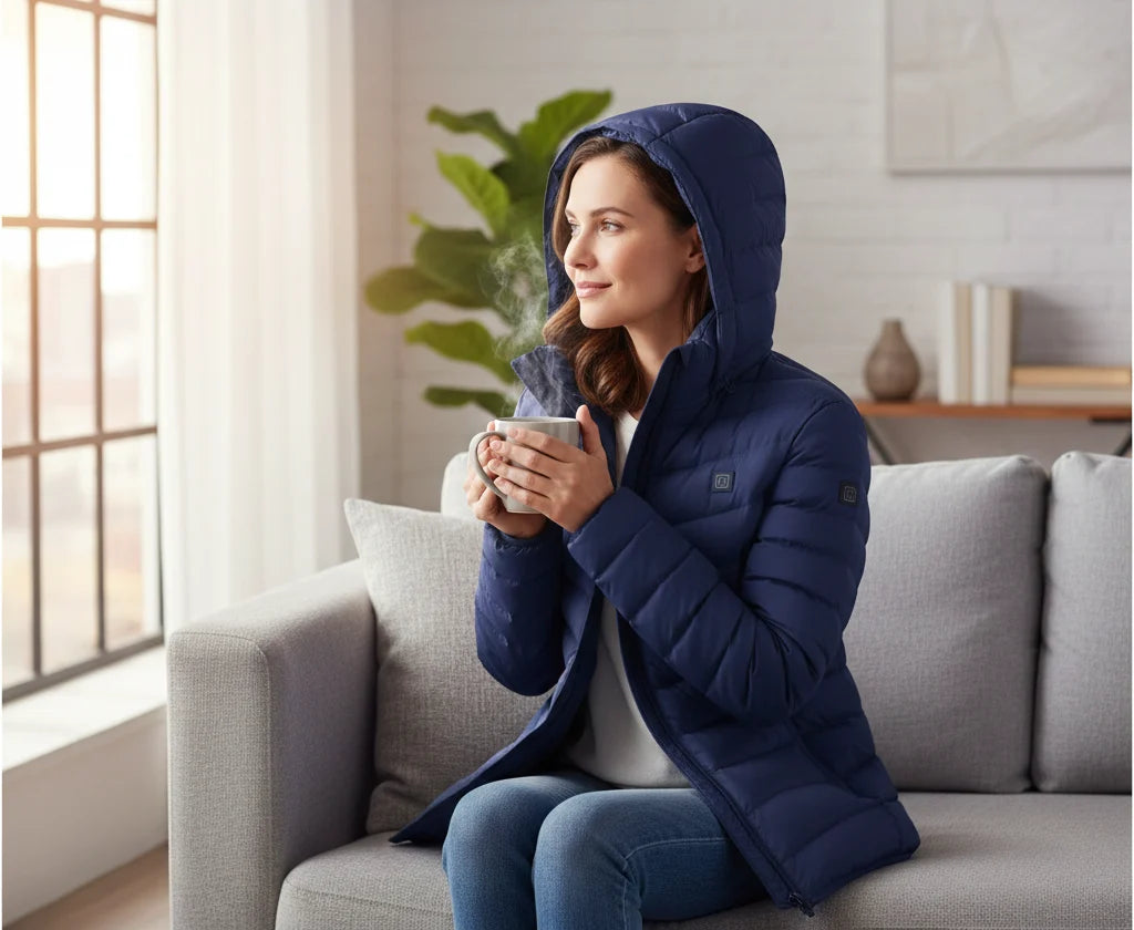 Heated Jacket USB Rechargeable Targeted Heat Zones