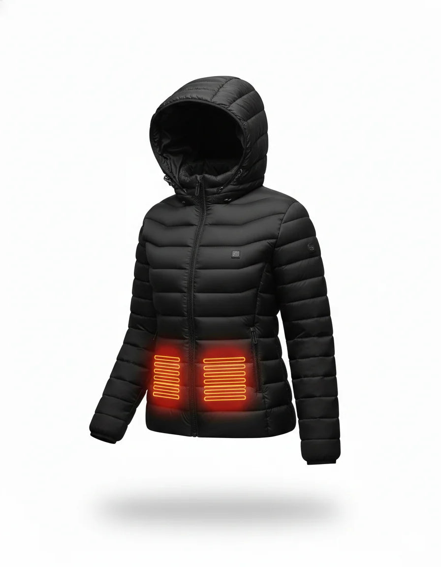 Heated Jacket USB Rechargeable Targeted Heat Zones