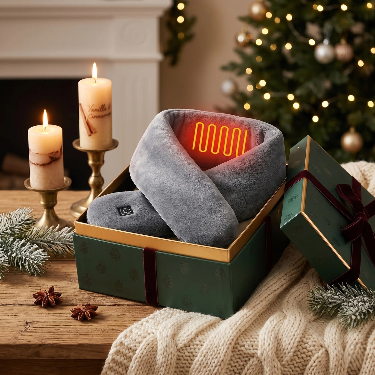 Heated Scarf Adjustable Temperature Extension Cord