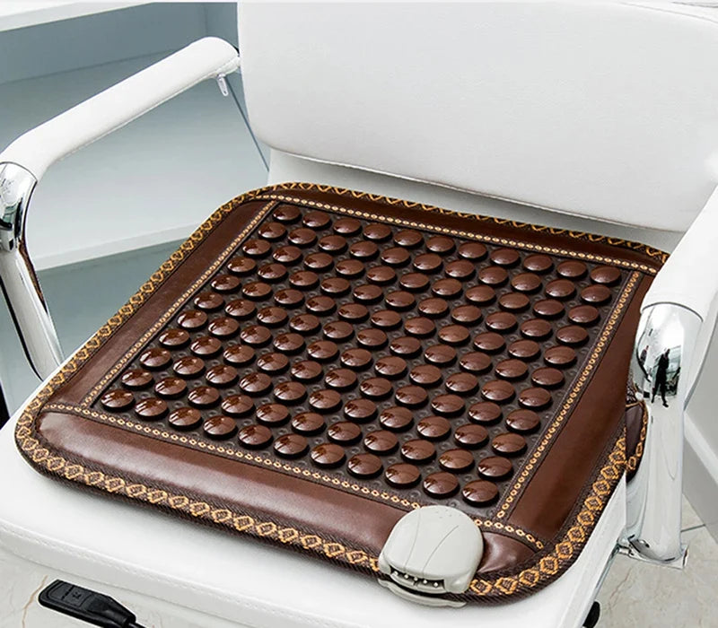 Heated Seat Cushion Jade & Tourmaline 8 Heat Levels