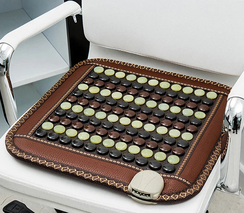 Heated Seat Cushion Jade & Tourmaline 8 Heat Levels