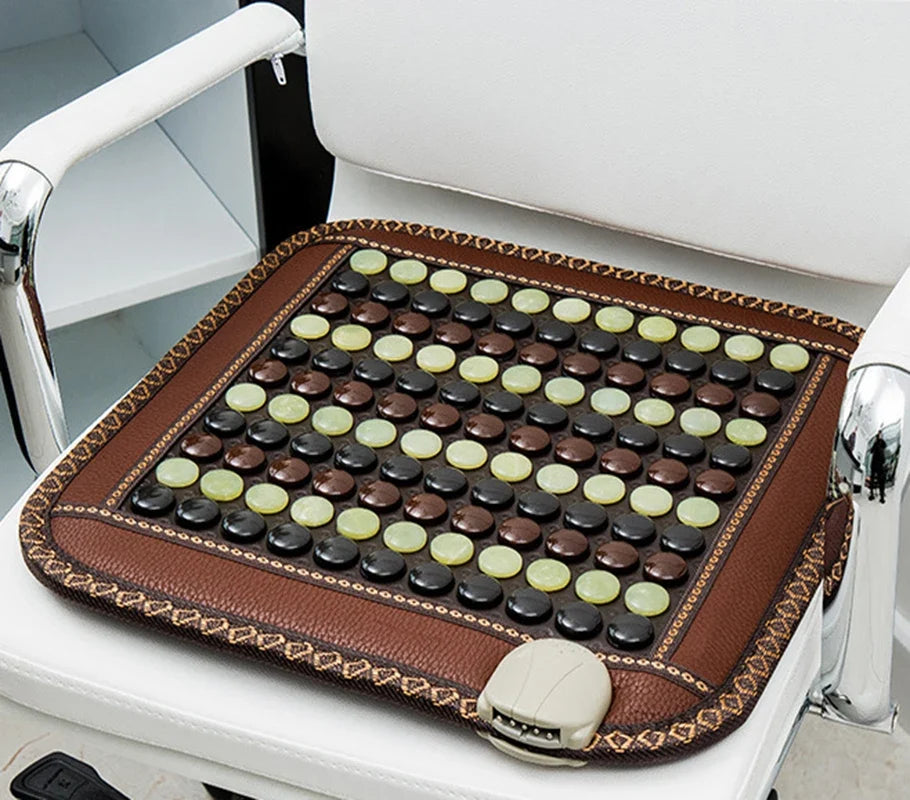 Heated Seat Cushion Jade & Tourmaline 8 Heat Levels