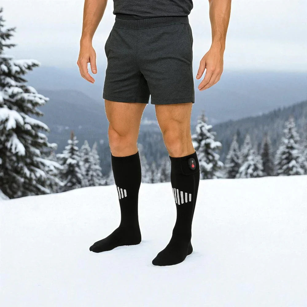 Heated Socks Wireless Battery-Powered Adjustable Heat