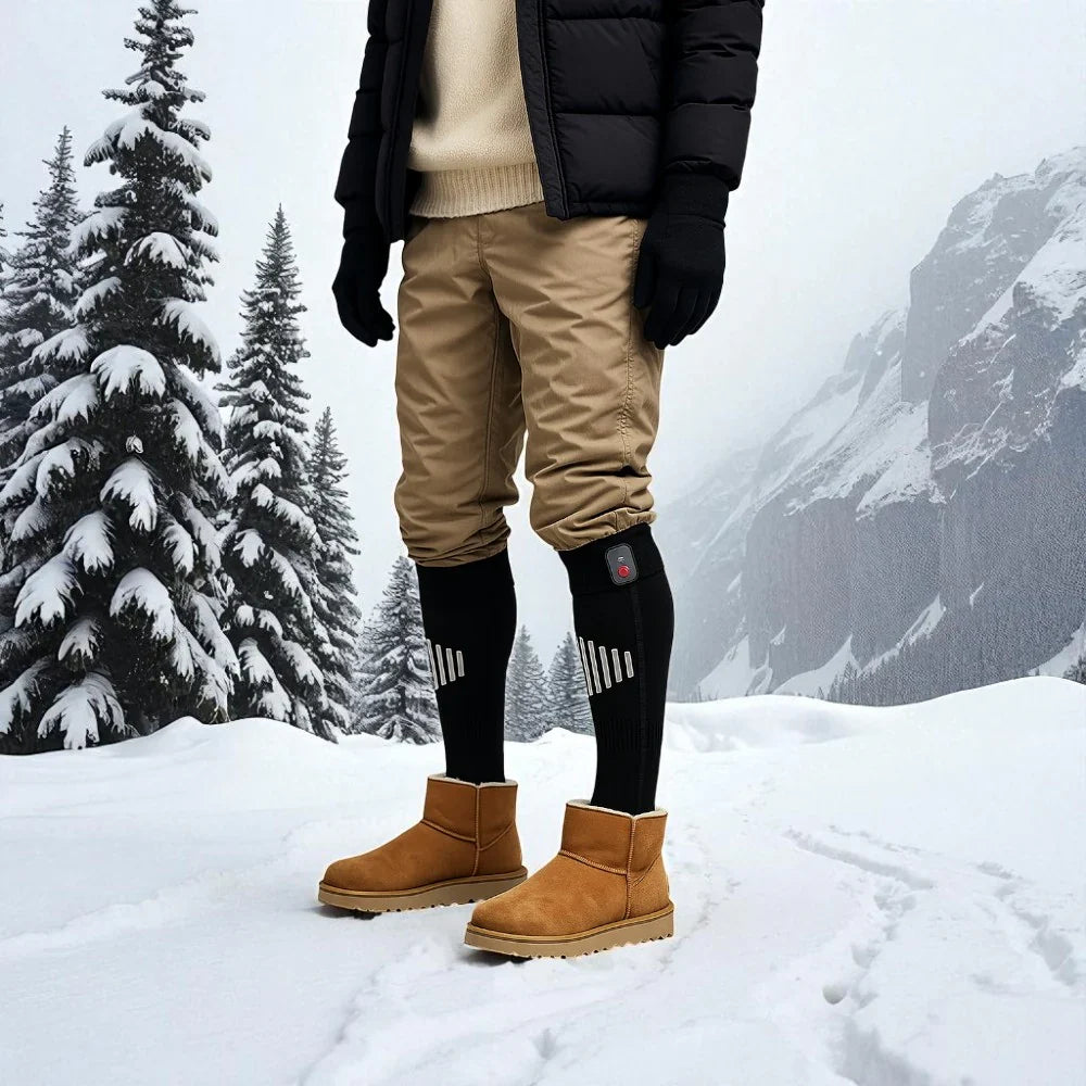 Heated Socks Wireless Battery-Powered Adjustable Heat