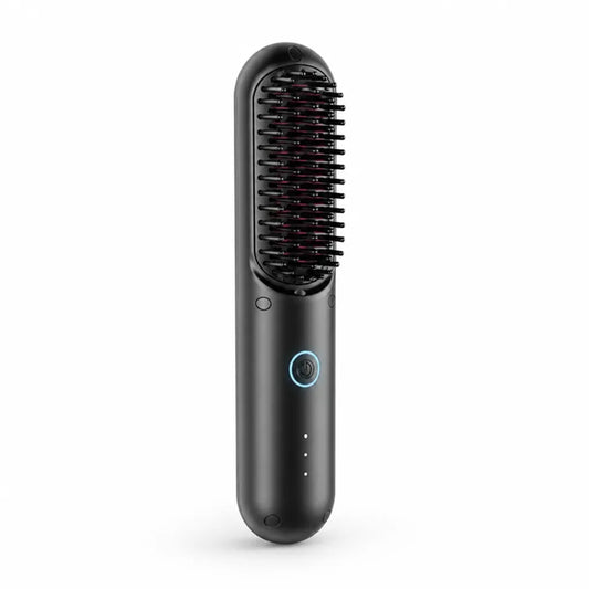 Heated Styling Brush Cordless Portable Gentle Heat