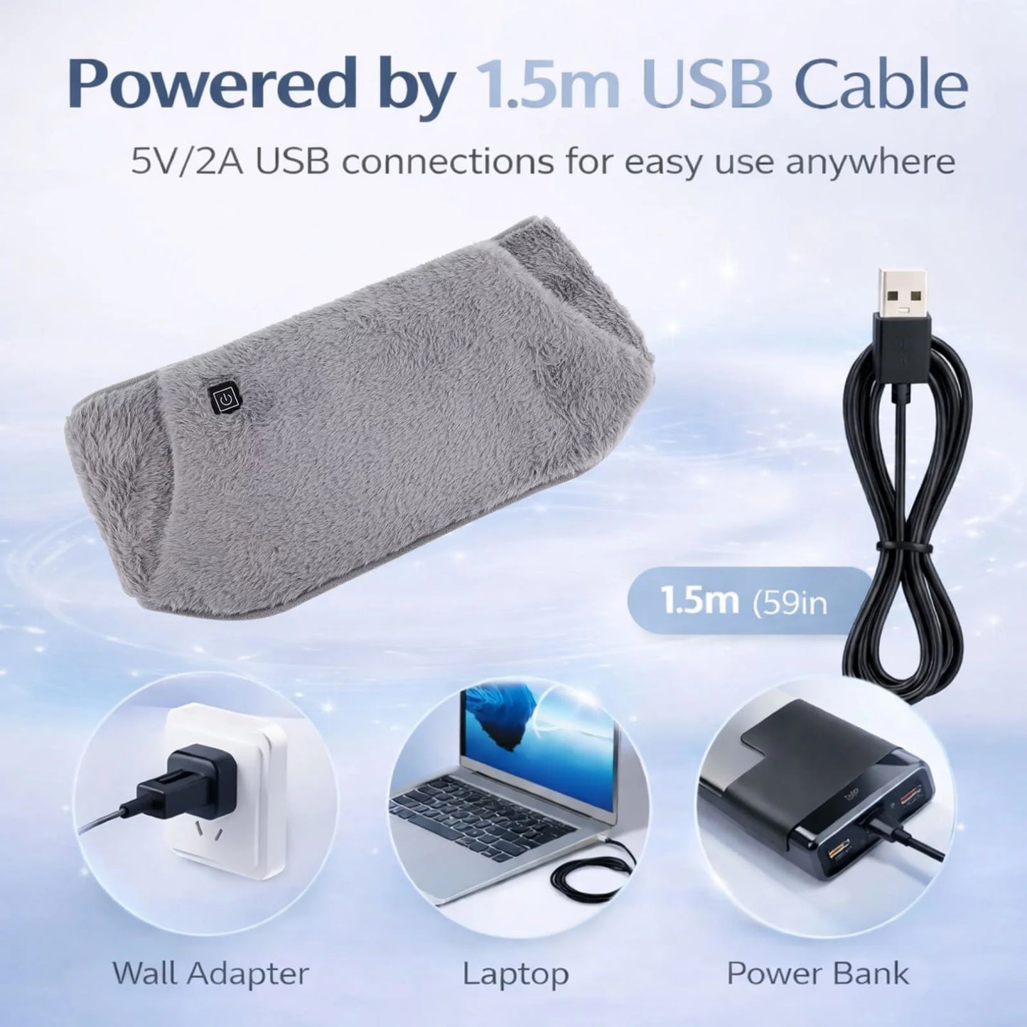 Heated Waist Belt Graphene Heating Crystal Velvet