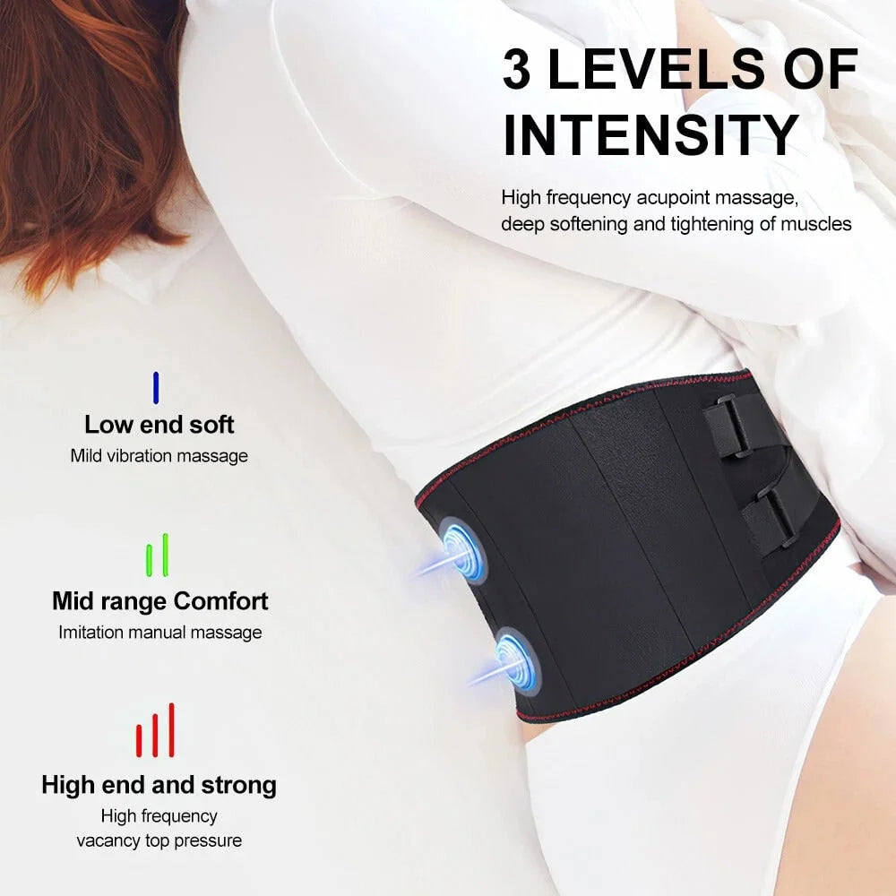 Heated Waist Belt Infrared Heat & Dual Vibration