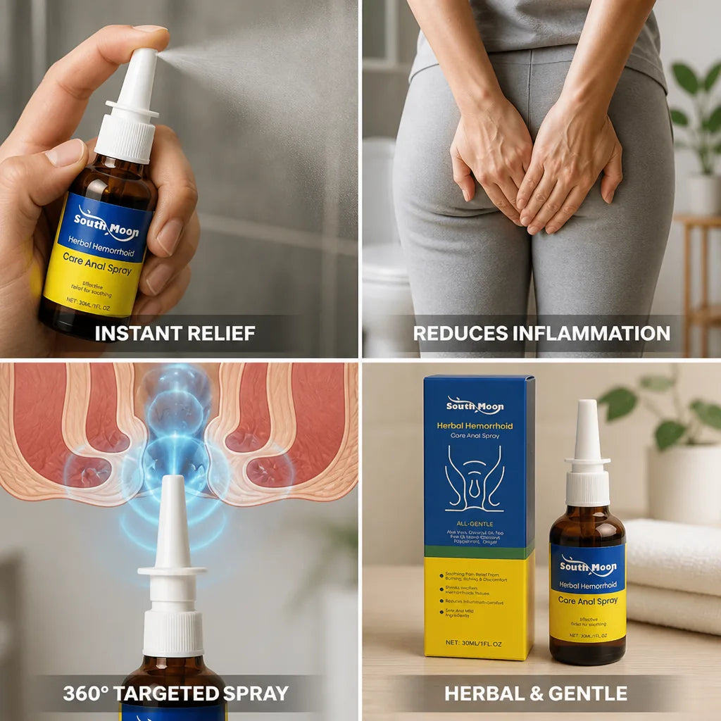 Hemorrhoid Relief Spray 360 Herbal Cooling & Numbing