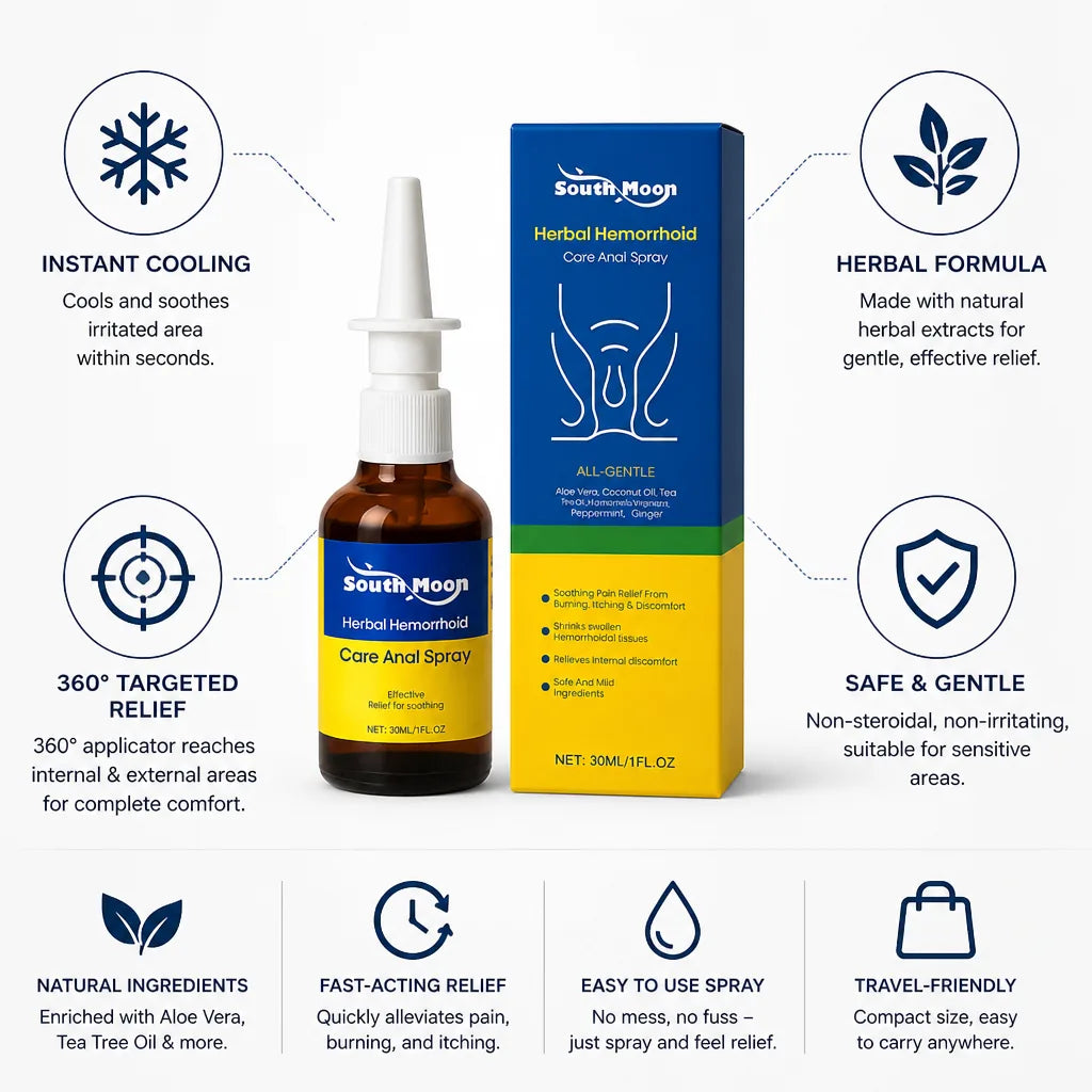 Hemorrhoid Relief Spray 360 Herbal Cooling & Numbing