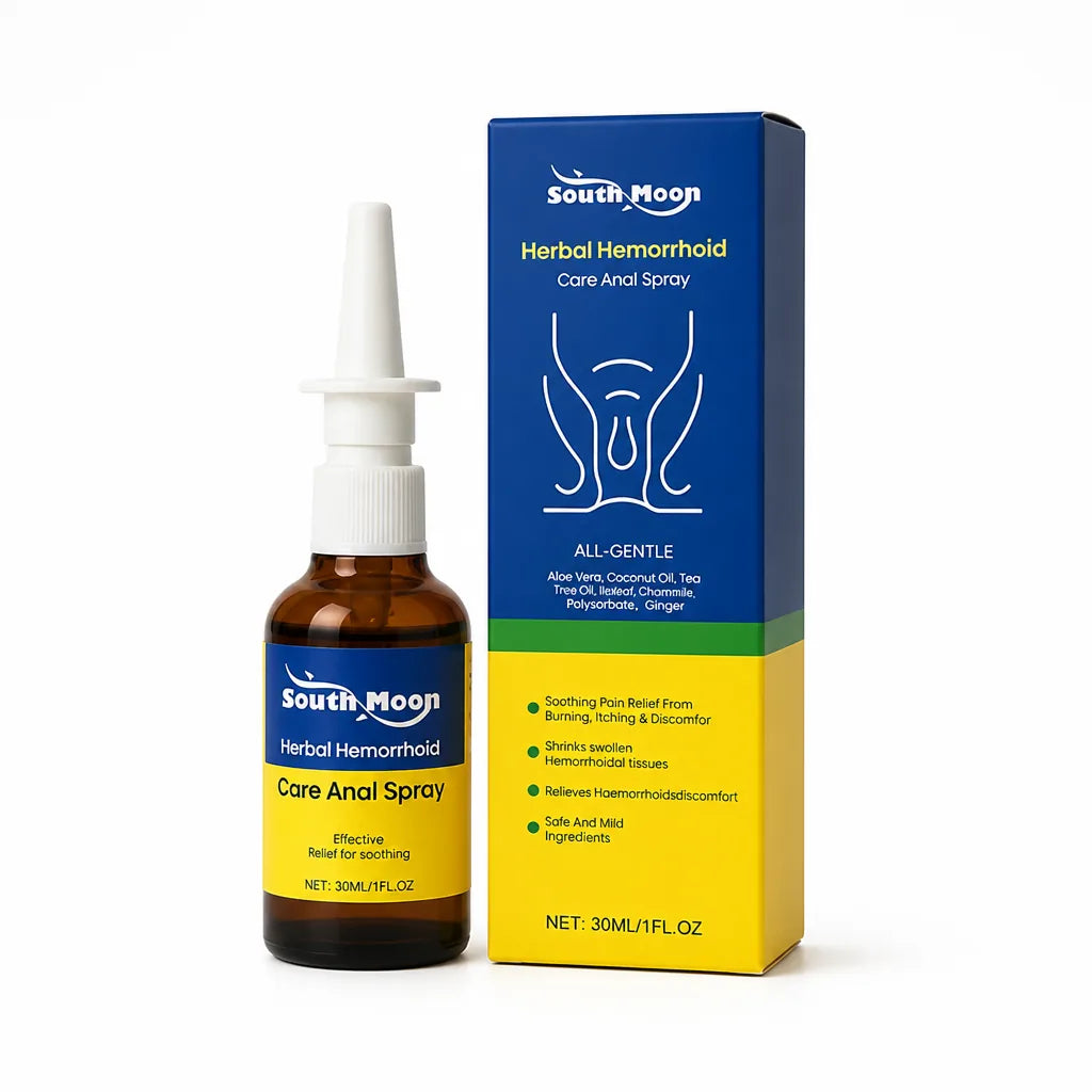 Hemorrhoid Relief Spray Plant-Based Cooling 360 Degree